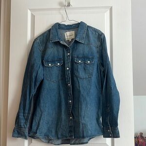 Lucky Brand Blue Denim Shirt